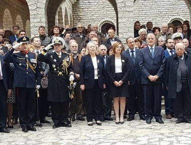 Η τελετή στο στρατιωτικό νεκροταφείο της Κλεισούρας για τους πεσόντες Έλληνες στρατιωτικούς